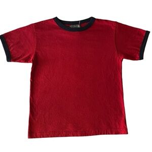 Red and Blue Short Sleeve Ringer Tee by Place